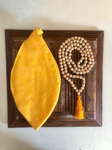Neem Japa Mala 108+1 Beads  With Japa Bag