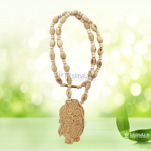 Tulsi Radha Krishna Locket Necklace, Know tulsi mala price online