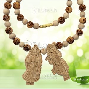 Iskcon Radha Krishna Original Tulsi Locket Mala