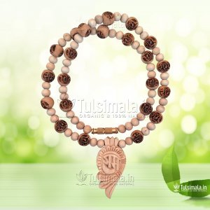 ISKCON Shyama Tulsi Made Shri Ram Naam Locket Original Tulsi Mala