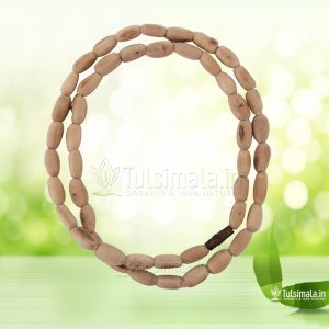 2 Round Tulsi Kanthi Mala Ovel Shape 3mm Bead