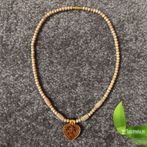 ISKCON Radha Locket Original Tulsi Beads Mala Smala Size Locket 4mm tulsi Beads