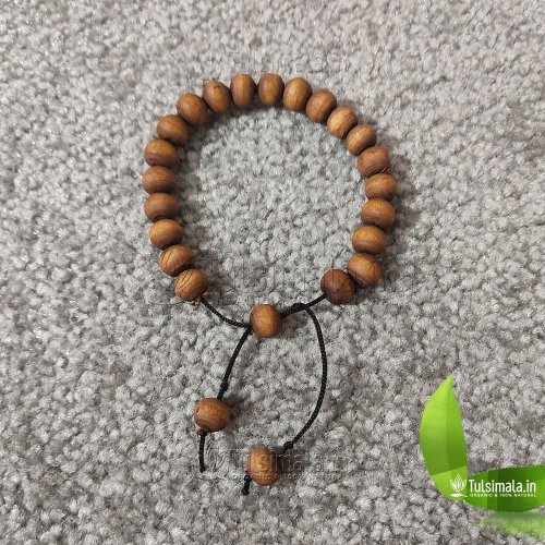 Adjustable Thread Tulsi Bracelet Brown Colour  for Men and Women