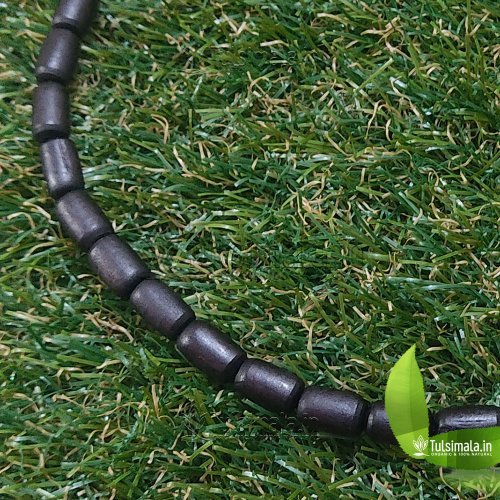 Original Shyama Tulsi Kanthi Mala 1 Round Black Colour 7mm Bead Size