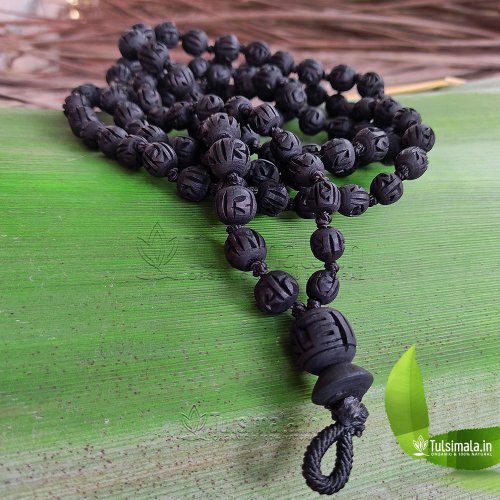 Sri Radha Design 108+1 Beads Original Tulsi  Japa Mal 10mm Beads