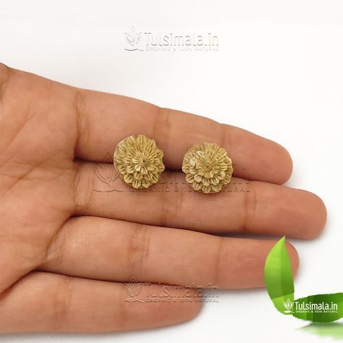 Flower Handmade Design Tulsi Earring  2 Centimeter Radius