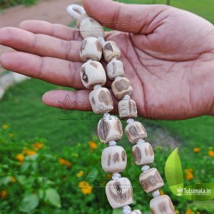 ISKCON 108+1 Beads Original Tulsi  Japa Mala 18mm, Big to Small