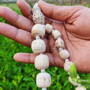 108+1 Handmade Beads Vrindavan Original Tulsi Jaap Mala 3