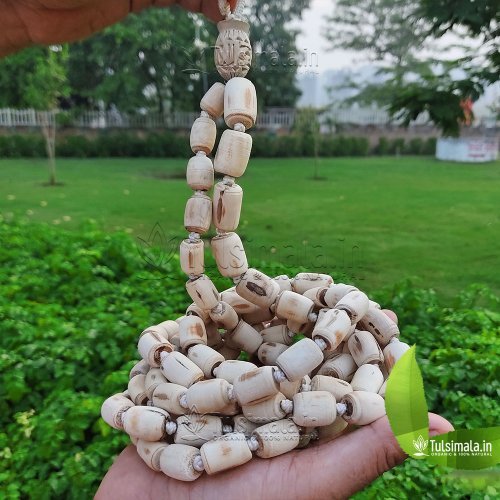 Shyama Tulsi 108+1 Beads Japa Mala barrel Beads