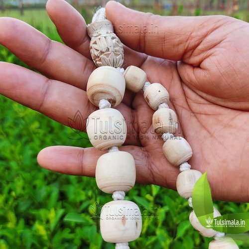 108+1 Handmade Beads Vrindavan Original Tulsi Jaap Mala