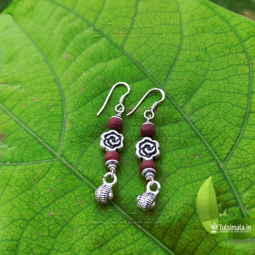 Original Tulsi Earrings with Pure Silver