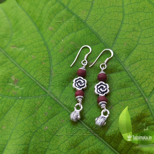 Original Tulsi Earrings with Pure Silver