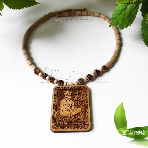 Bageshwar Dham Original Tulsi Mala Shri Sitaram Locket