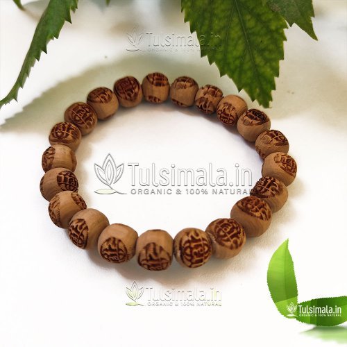 Shri Radha Design Tulsi Bracelet with Elastic Thread