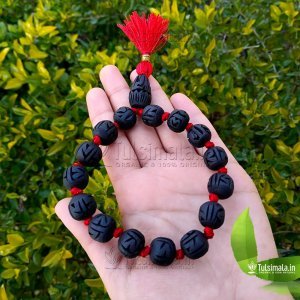 Sri Radha Written Orignal Tulsi Beads Bracelet