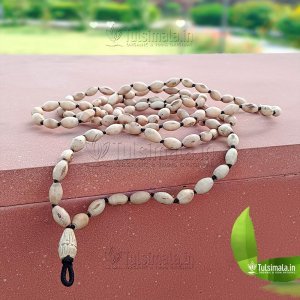 108+1 Beads ISKCON Tulsi Mala for Japa in Oval Shape 10mm
