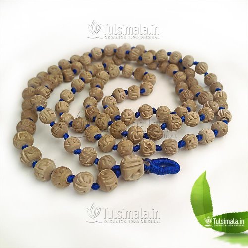 108+1 Original Tulsi Jap Mala Shri Radha Design 10mm