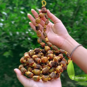 108 Big Beads Tulsi Japa Mala Handmade Design