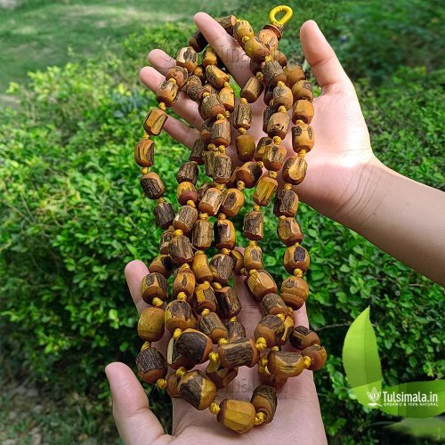 108 Big Beads Tulsi Japa Mala Handmade Design