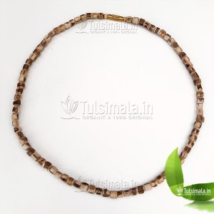 1 Round ISKCON Tulsi Kanthi Mala 6mm Beads Size