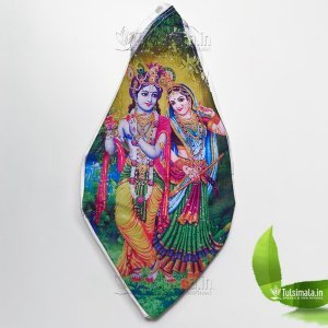 Shri radha Krishna Digital Printed Multi Colour Jaopa Bag