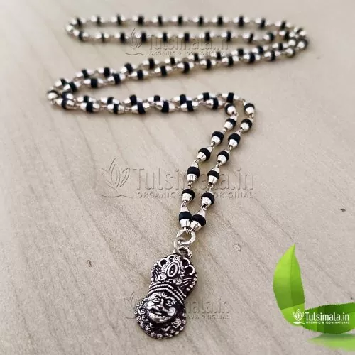 Baba Shri Khatu Shyam Original  Tulsi 92.5% Pure Silver Mala