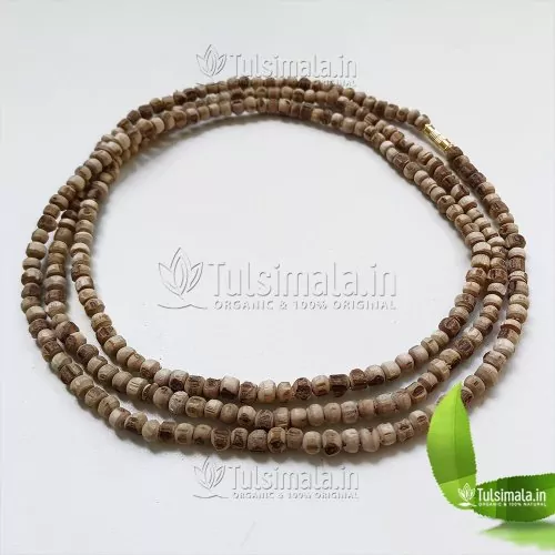 Three Rounds Pure Tulsi Kanthi Mala 6mm Beads Size