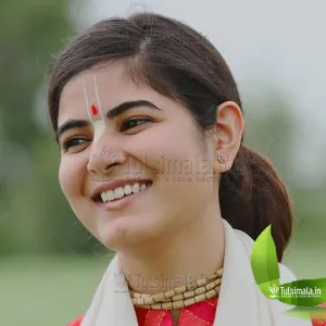 Devi Chitrlekha Ji 3 Round Original Tulsi Kanthi Mala