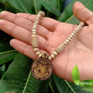 Shri Jagannath Puri Original Tulsi Locket Mala for Ladies, kids and Men