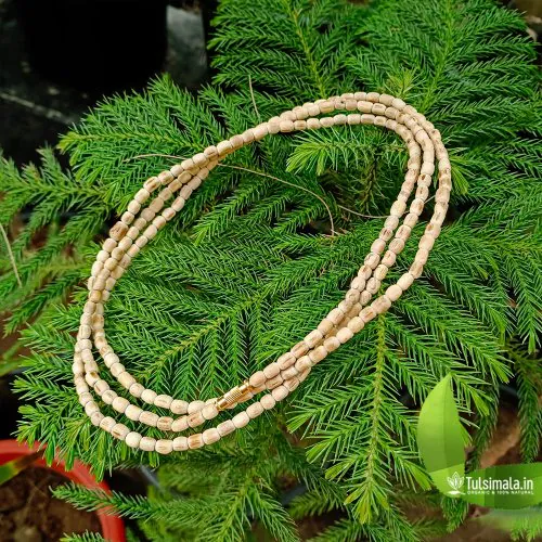 3 Round ISKCON Original Tulsi Kanthi Mala 4mm Bead