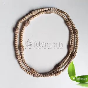 Two Round ISKCON Tulsi Kanthi Mala 4mm Beads Size  for Men, Women and Kids