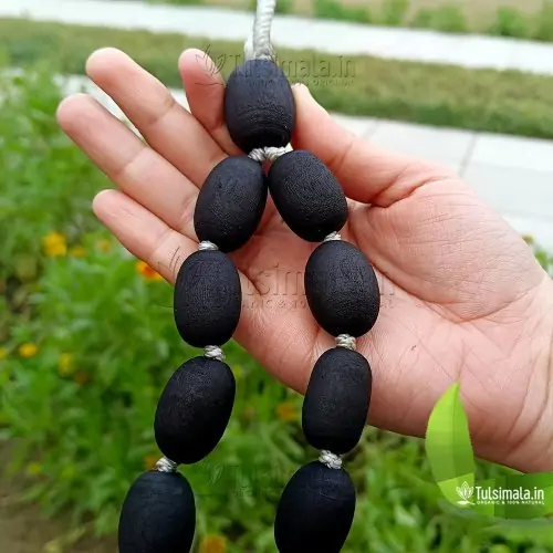 27+1 Ram Tulsi  Big SIze Beads Japa Mala 22mm