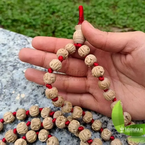 108+1 Beads Design Sri Radha ISKCON Original Tulsi Japa Mala  12mm