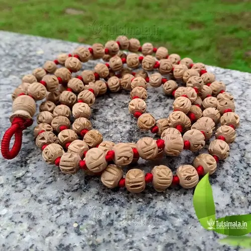 108+1 Beads Design Sri Radha ISKCON Original Tulsi Japa Mala  12mm