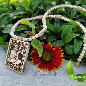 Sitaram Tulsi Mala 100% Shudh Tulsi Locket Shri Sitaram Written Mala 3