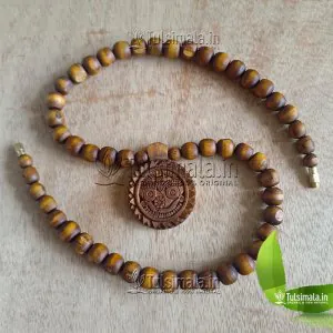 Shri Jagannatha Puri Locket with Original Tulsi Beads Mala