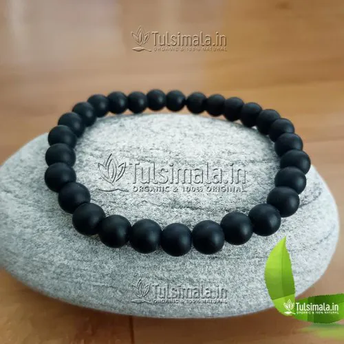 Original Shaligram Beads Bracelets for Devotees 8mm Bead Size