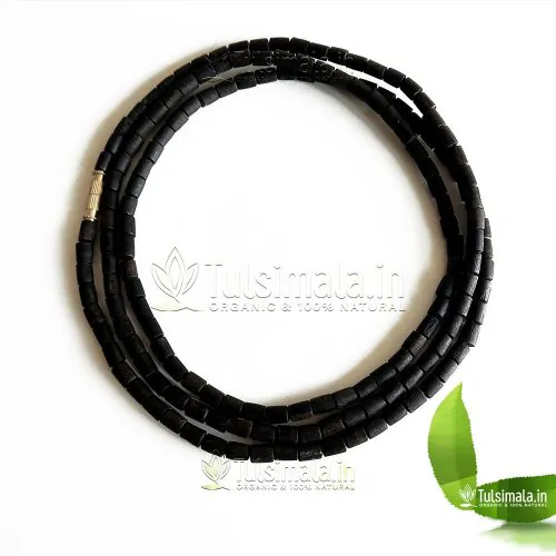 Shyama Tulsi 2 Round Kanthi Mala 6.5mm Bead Size