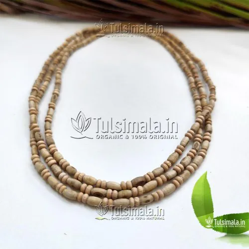 3 Round Original Tulsi Kanthi Mala Oval Shape Beads