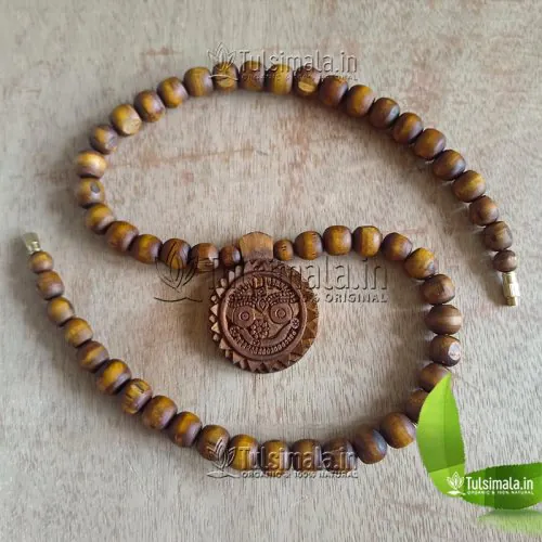 Shri Jagannatha Puri Locket with Original Tulsi Beads Mala