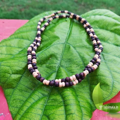 3 Round Tulsi Kanthi Mala Shyama Tulsi Beads 3mm