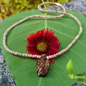 Shri Radha Krishna Original Tulsi Locket Kanthi Mala