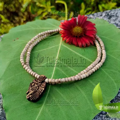 Shri Radha Krishna Original Tulsi Locket Kanthi Mala