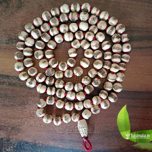 108+1 Beads Pure Tulsi  Japa Mala 16mm Round Handmade Beads