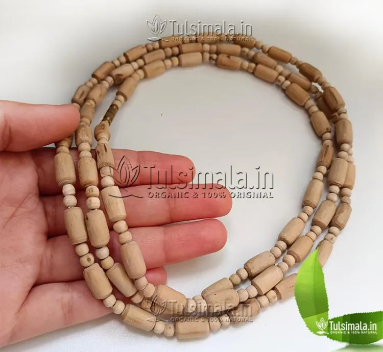 3 Round Original Tulsi Handmade  Design Beautiful Kanthi Mala