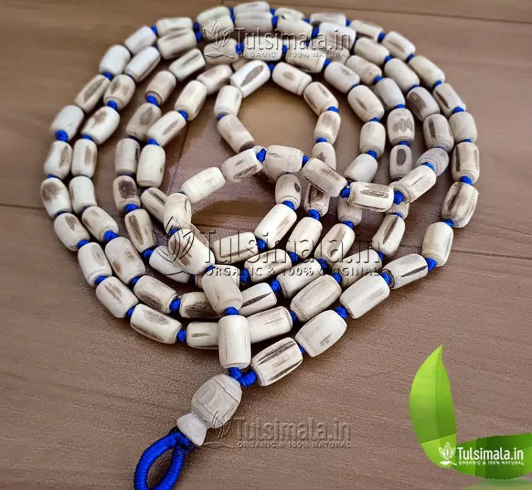 108+1 Original Tulsi Japa Mala Barrel  Beads  14mm Thick Size