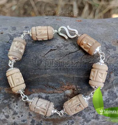 92.5% Pure Silver Shri Ram handmade Written Tulsi