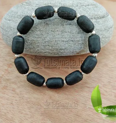 92.5% Pure Silver Ball Tulsi Bracelet for Men, women and kids