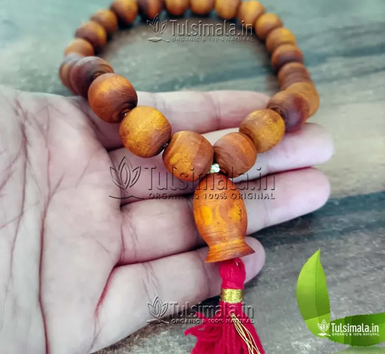27+1 Beautiful Design Without Knot Original Tulsi Japa Mala