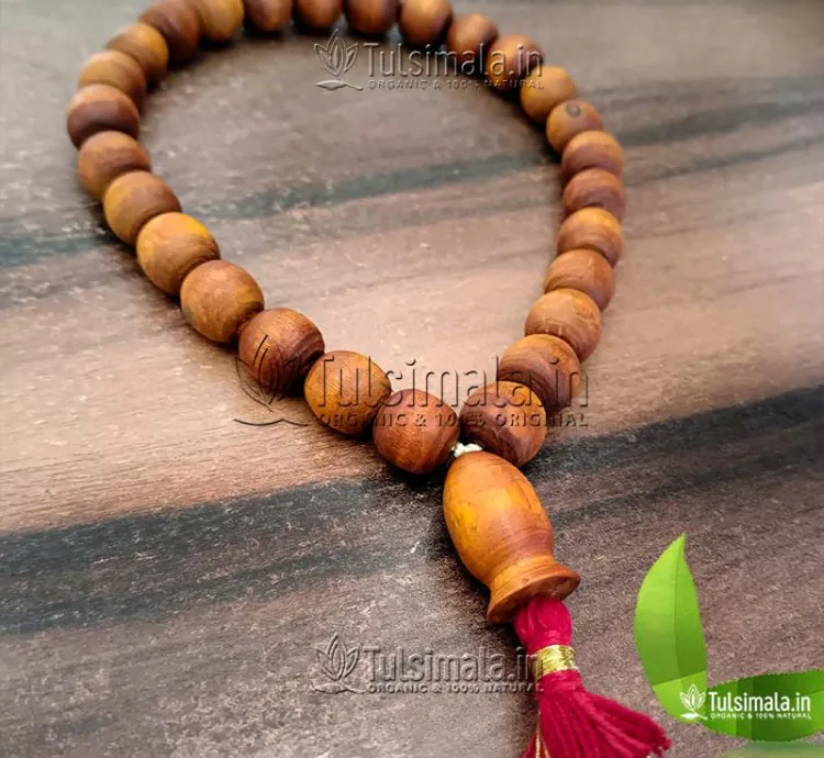 27+1 Beautiful Design Without Knot Original Tulsi Japa Mala